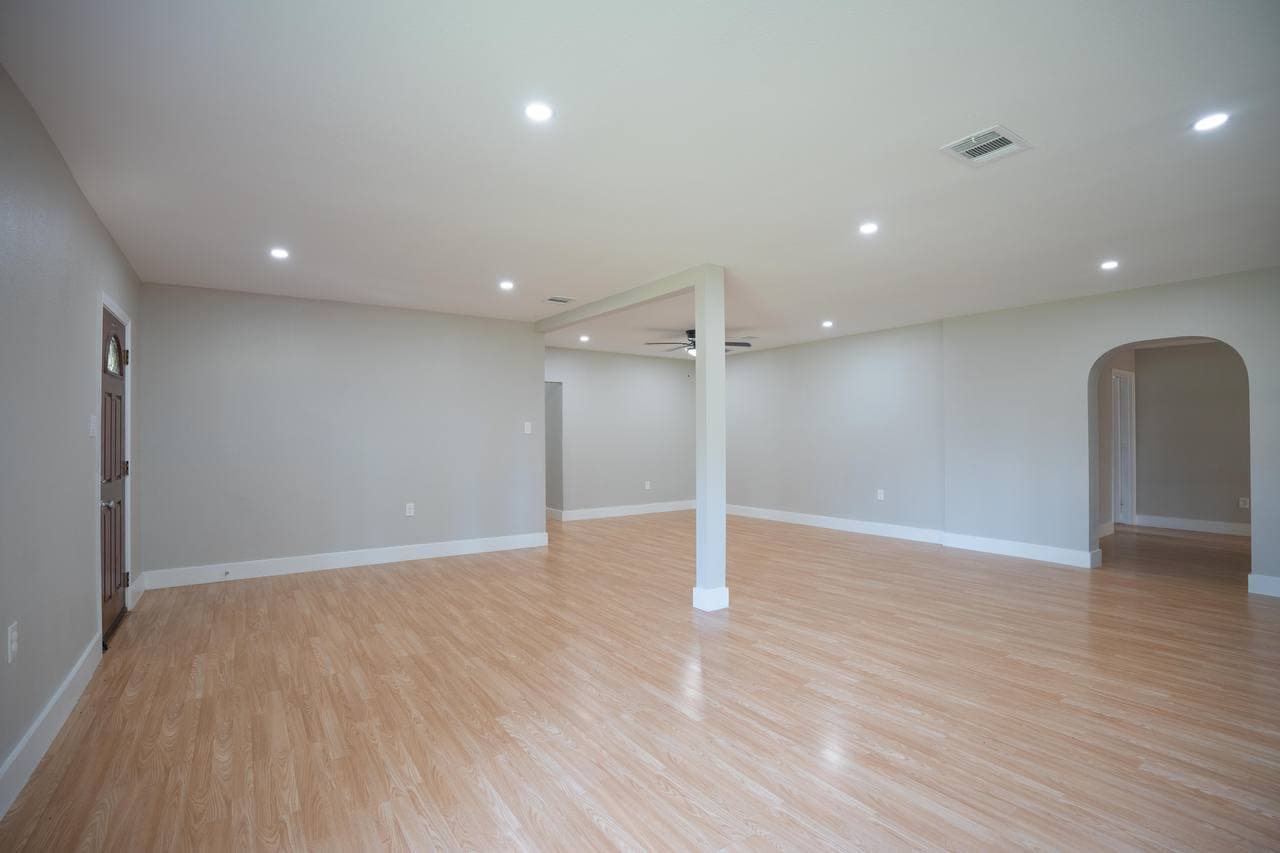Open floor plan renovation